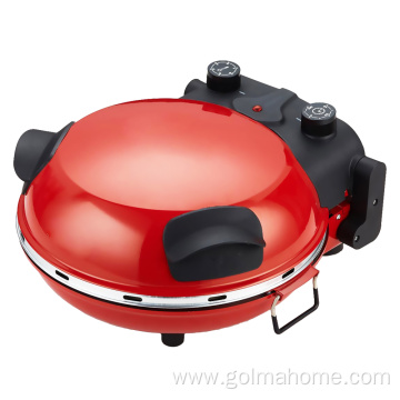 Electric pizza maker with 30 minutes timer